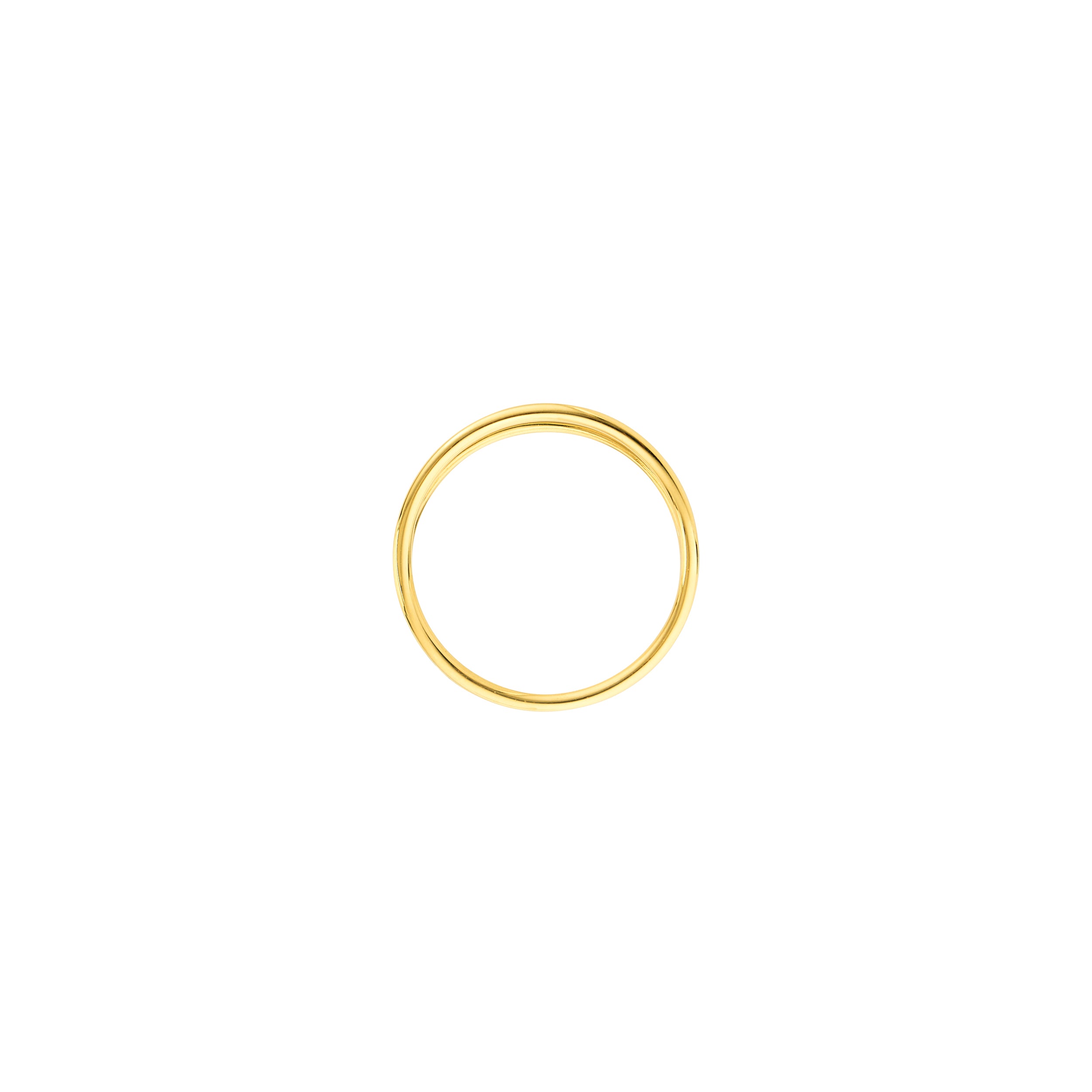 14K Yellow Gold Double Wire Band Ring