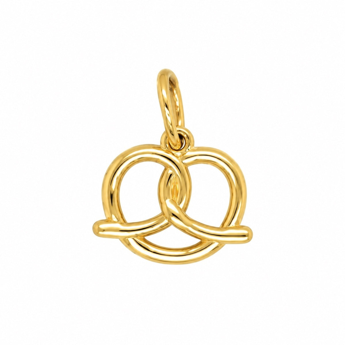 14K Yellow Gold Snowflake Charm