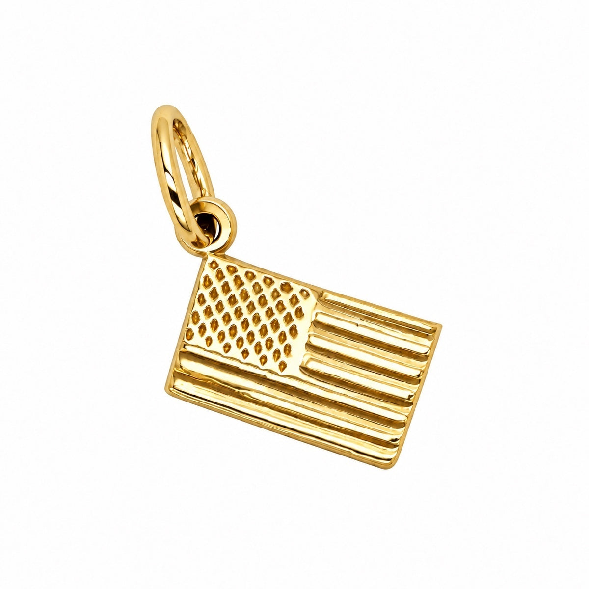 14K Yellow Gold Christmas Tree Charm