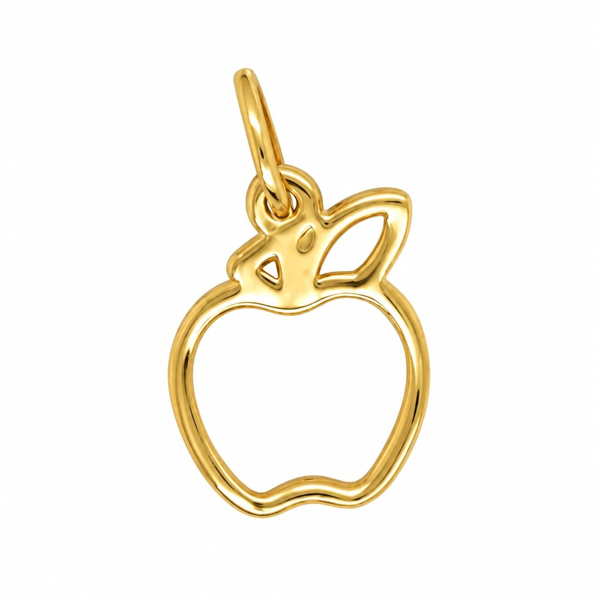 14K Yellow Gold Snowman Charm